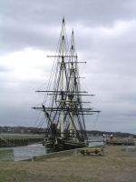A Sailing Ship in Salem, MA